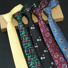 Mans gravatas 6cm gravata magro moda poliéster casamento formal vestido negócios profissional gravata presentes para homem 2024 - compre barato