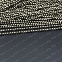 Diámetro de la cuenta al por mayor 1,2mm/1,5mm/2mm/2,4mm de hierro antiguo/Bola de cobre cadenas accesorios 5 metros (JM2747) 2024 - compra barato