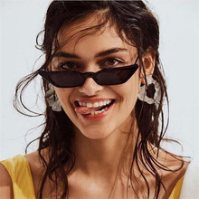ZXRCYYL sunglasses women brand design 2021 new trends in Europe America retro sun glasses lady cat eye glasses colorful marine 2024 - buy cheap