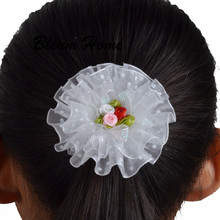 Bleum Home 2pcs Russian girls present Three color buds white flower Hair Clip Girls Hairpin Princess Hair Accessories Barrettes 2024 - buy cheap