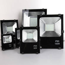 LED refletor AC85-265V Светодиодный прожектор наружного освещения 30 Вт 50 Вт led светодиодный прожектор, лампа 2024 - купить недорого