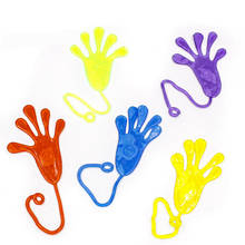 90s Classic Nostalgic Toys 5pcs/lot Squishy Sticky Hands Palm Elastic Sticky Palms Novelty Fun Joke Toys For Children  Squishies 2024 - buy cheap