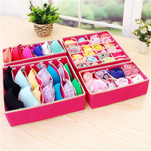 WBBOOMING 4 Different size Storage Drawer Socks Shorts Bra Underwear Storage Boxes Closet Organizers Divider 2024 - buy cheap