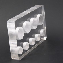 15 Holes Oval Acrylic Tattoo Ink Cup Clear Crystal Permanent Makeup Pigment Cups Caps Storage Container Rack Holder Stand Case 2024 - buy cheap