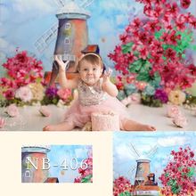 Fotografia de vinil backdrops recém-nascido menino ou menina bokeh fundo fotográfico decorações do chuveiro do bebê photocall fundo adereços 2024 - compre barato