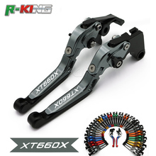 For YAMAHA XT660X XT 660X XT660 2004-2013 2012 2011 Motorcycle Accessories Folding Extendable Adjustable Brakes Clutch Lever CNC 2024 - buy cheap