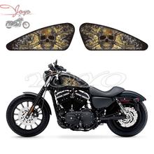 Smoke Skull Graphics Fuel Tank Decals Stickers For Harley Sportster XL 883 1200 X/V/R/N/L/C XR1200 Iron Forty Eight Seventy Two 2024 - buy cheap