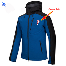 Customize LOGO Outdoor Softshell Jacket Men Waterproof Windproof Warm Fleece Sports Coat Hunting Skiing Fishing Hiking Clothing 2024 - buy cheap