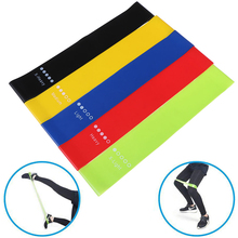 Yoga Resistance Rubber Bands Indoor Outdoor Fitness Equipment 0.35mm-1.1mm Pilates Sport Training Workout Elastic Bands 5 Colors 2024 - buy cheap
