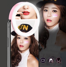 Funda de maquillaje con anillo para Selfie, para iPhone 6, 6S, 5, 5S, SE, 7, 8 x, para Samsung S8, S7, S6, luz LED con Flash UP, teléfono móvil Android 2024 - compra barato