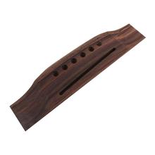 1pcs Acoustic Guitar Bridge Rosewood Saddle Bridge Guitar Accessories 2024 - buy cheap