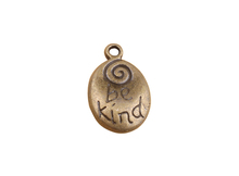 40PCS Antiqued Bronze Be Kind Teardrop Charms #91325 2024 - buy cheap