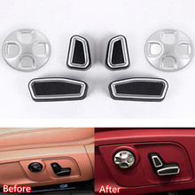 YAQUICKA 6x Car Auto Interior Accessories Seat Adjust Button Switch Trim Cover Styling For Maserati Levante Ghibli Quattroporte 2024 - buy cheap