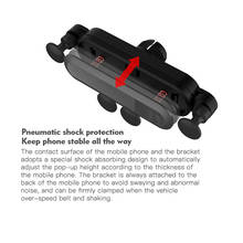 Универсальный гравитационный кронштейн, автомобильный держатель для телефона, крепление на вентиляционное отверстие, зажим для смартфона в автомобильном держателе для Iphone X Xs Max Samsun G 2024 - купить недорого