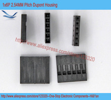 1000 unids/lote 6P Dupont vivienda Dupont Shell conector de clavija para cable de puente Paso 2,54mm 2024 - compra barato