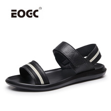 Mens Shoes Genuine Leather Men Sandals Summer Men Shoes Beach Breathable Outdoor Casual Sandals For Men Zapatillas Hombre 2024 - buy cheap