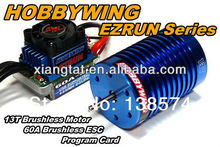 HOBBYWING eZRun 60A ESC + 3650M 13T Motor + Pro-card Combo for 1/10 Car/ Buggy COMBO- B7 2024 - buy cheap