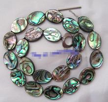 Beautiful big 18 mm baroque green shell pearl necklace 2024 - buy cheap