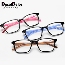 DesolDelos Men Ultralight Reading Glasses Women Anti Fatigue Reading Eyeglasses Female Presbyopic Prescription Eyewear 2024 - buy cheap