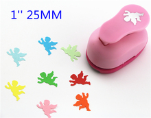 free ship 1'' (2.5cm) angel paper cutter punches paper punch eva foam punch child diy craft punch scrapbook puncher 2024 - buy cheap