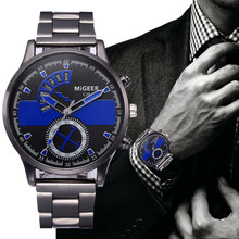 Мужские часы с кристаллами, браслет из нержавеющей стали, аналоговые кварцевые наручные часы, мужские часы, новинка 2019 2024 - купить недорого