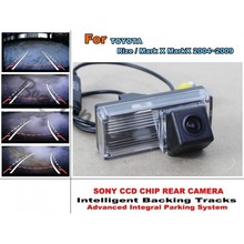 For TOYOTA Rize Mark X Mark-X 2004~2009 Smart Tracks Chip Camera / HD CCD Intelligent Dynamic Parking Car Rear View Camera 2024 - buy cheap