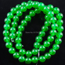 6mm Green Jades Round Loose Beads Spacer 15.5" Strand Jewelry Making TG3056 2024 - buy cheap