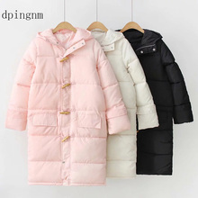 Casacos parka 2018 jaqueta de inverno feminino, casacos com capuz feminino parka grosso acolchoado de algodão yy2658 2024 - compre barato