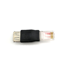 30 piezas USB a hembra a Ethernet RJ45 conector macho adaptador de Cable 2024 - compra barato