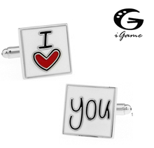 IGame-gemelos de boda, diseño "I LOVE You", envío gratis 2024 - compra barato