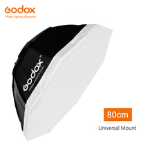 Godox-caixa macia octogonal de 80cm, 31.5 polegadas, universal, suporte, softbox, estúdio de montagem universal, flash, estroboscópio, frete grátis 2024 - compre barato