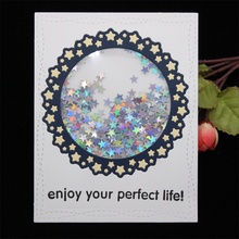 Kscraft estrela doily agitador molde de metal, estênceis de corte para scrapbooking/álbum de fotos, decoração, faça você mesmo, cartões de papel 2024 - compre barato