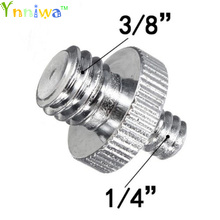 10pcs/lot Camera Accessories 1/4" Male to 3/8" Male Threaded Metal Screw Adapter For Camera Tripod Stand DSLR SLR Accessories 2024 - buy cheap