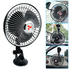 Ventilador potente para coche y furgoneta, 12V, 6 ", ventana oscilante, Enfriador de refrigeración 2024 - compra barato