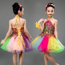 Girls Ballet Dress For Children Girl Dance Kids Sequins Ballet Costumes For Girls Tutu Dance Girl Stage Dancewear Performance 2024 - buy cheap