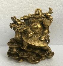 006632 китайский, буддийский из бронзы Латунное богатство, Благоприятный Слон, статуя Будды Maitreya 2024 - купить недорого