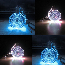 Chaveiros de cristal led cardcaptor sakura, círculo mágico, anime, figura de logotipo, chaveiro com luz, presentes, novo 2024 - compre barato