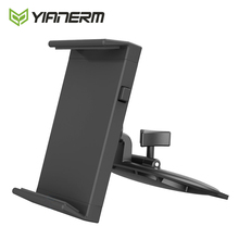 Yianerm-suporte de telefone para carro com porta cd e tablet, para iphone, ipad mini, air 1/2,9.7 pro, suporte para tablet android, suporte de 7 a 10.1 polegadas 2024 - compre barato