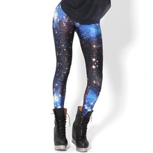 Mallas con estampado de galaxia y estrellas para mujer, pantalones tipo lápiz, GL-03, Envío Gratis, 2013 2024 - compra barato