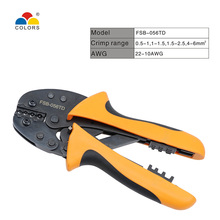 COLOR FSB-054YJ FSB-056TD Crimping Hand Tool Pliers Crimper Cable Plier Wire Cutter Crimp Range 0.5-4mm 0.5-6mm 22-12AWG 2024 - buy cheap
