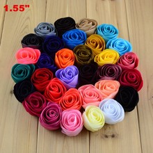 20pcs/lot Trial Order 1.55 Inch Handmade Tulip Flower For Wedding Decoration Girls Rosettes Hair Flower 32 Color Available TH207 2024 - buy cheap