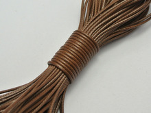 100 Yards Brown Korean Waxed Cord String Thread 1mm for Bracelet Necklace 2024 - buy cheap