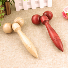 Drop shipping Wooden Thin Face Roller V Face Massager Thin Face Instrument To Double Chin Lean Muscle 3d Massage Ball 2024 - buy cheap
