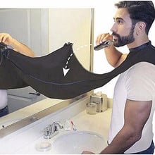 Men Pongee Beard Care Shave Apron Bib Trimmer Clean Facial Hair Cape Sink Bathroom Shelves Haircut Waterproof Floral Cloth 2024 - buy cheap