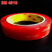 1 Roll 25mm x 3Meters Clear 3M VHB 4910 Heavy Duty Double Sided Adhesive Acrylic Foam  for high surface energy substrates 2024 - buy cheap