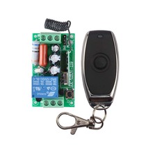 Interruptor de luz sem fio, ac 220v 1ch 10a, controle remoto rf relé receptor transmissor com nenhum nc