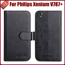 Hot Sale! New Arrival 6 Colors High Quality Flip Leather Protective Cover For Philips Xenium V787+ Case Phone Bag 2024 - buy cheap