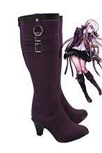 Kyoko Kirigiri Shoes Cosplay Danganronpa Trigger Happy Havoc Kyoko Kirigiri Cosplay Boots High Heel Shoes Purple Custom Made 2024 - buy cheap