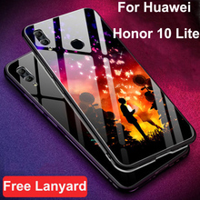 Coque For Huawei Honor 10 Lite HRY-AL00 case tempered glass + soft edge cover For Honor 10 Lite glass cases honor10lite shell 2024 - buy cheap