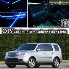 Luz de ambiente para Honda Pilot, tuneado interior, banda de fibra óptica, iluminación de Panel de puerta interior, no EL 2024 - compra barato